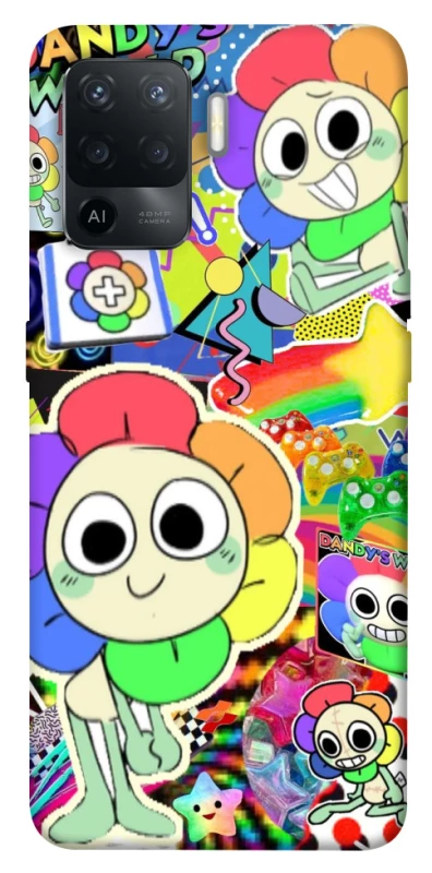 Чохол на Oppo Reno 5 Lite Dandy world collage фото 1 з 1