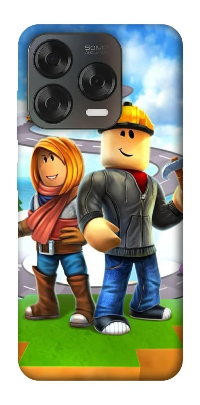 Чехол на ZTE Blade V70 Design Roblox Builder Adventure фото 2 из 2