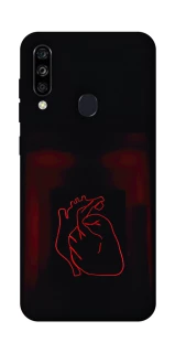 Чехол на ZTE Blade A7 (2020) Красное сердце фото 1 из 1