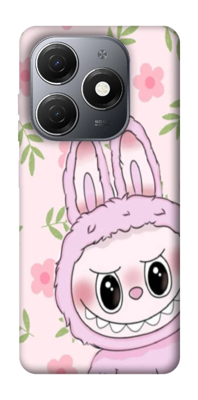 Чехол на TECNO Spark 20 Blossom Pink Labubu фото 1 из 1