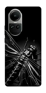 Чохол на Oppo Reno 10 Black dragonfly фото 1 з 2