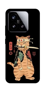 Чохол на Xiaomi 15 Кіт-самурай фото 1 з 1