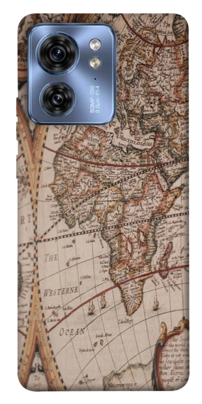 Чехол на Motorola Edge 40 Карта путешествий фото 1 из 1