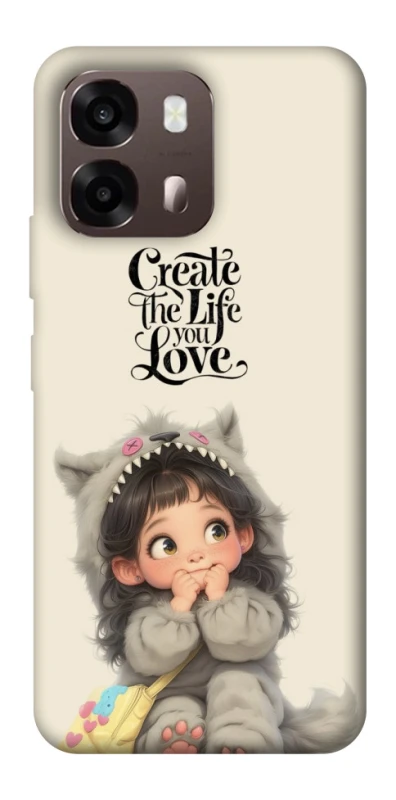 Чохол на Oppo A6 Create the life you love фото 2 з 2