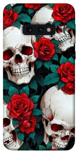 Чохол на Samsung Galaxy S10e skull and rose фото 1 з 1