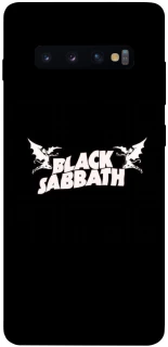 Чехол на Samsung Galaxy S10+ Black Sabbath logo ver.2 фото 1 из 1