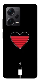 Чохол на Xiaomi Redmi Note 12 Pro 5G Charge your heart фото 1 з 1