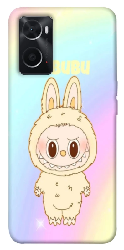 Чохол на Oppo A76 4G Fluffy Rainbow Labubu фото 1 з 1