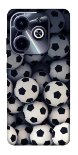 Чехол на Infinix Hot 40i Футбольные мячи фото 1 из 1