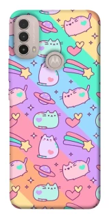 Чохол на Motorola Moto E40 Cat Cute фото 1 з 1