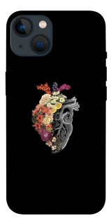 Чохол на Apple iPhone 13 (6.1") Heart with flowers фото 1 з 1