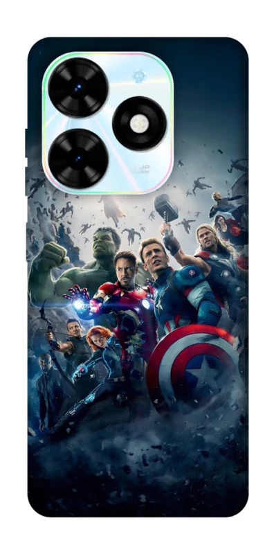 Чехол на TECNO Spark Go 2024 Marvel heroes фото 1 из 1