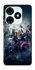 Чехол на TECNO Spark Go 2024 Marvel heroes фото 1 из 1