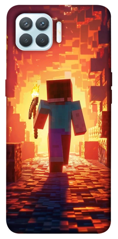 Чохол на Oppo F17 Pro Minecraft adventure фото 1 з 1