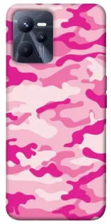 Чехол на Realme C35 camouflage pink фото 1 из 1