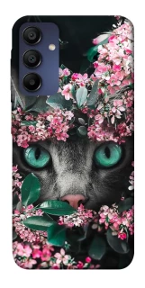 Чохол на Samsung Galaxy A15 4G/5G Кіт в квітах фото 1 з 1