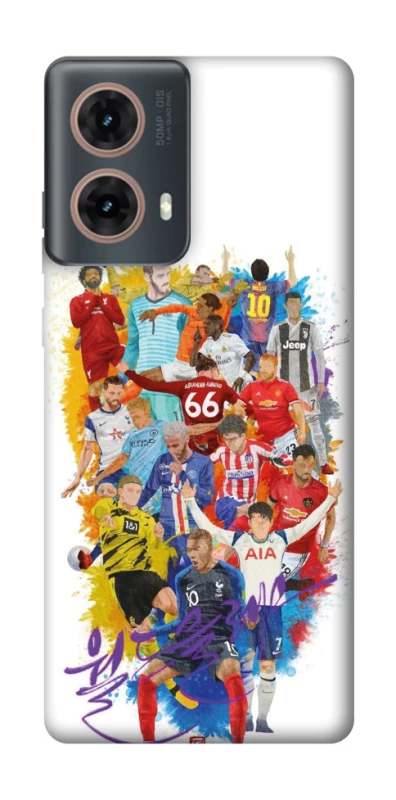 Чохол на Motorola Moto G85 Football Abstract v2 фото 1 з 1