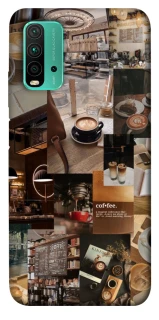 Чехол на Xiaomi Redmi Note 9 4G / Redmi 9 Power Coffee collage ver.2 фото 1 из 1