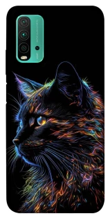 Чохол на Xiaomi Redmi Note 9 4G / Redmi 9 Power Чорний кіт фото 1 з 1