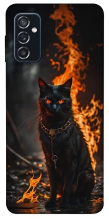 Чехол на Samsung Galaxy M52 Огненный кот фото 1 из 1