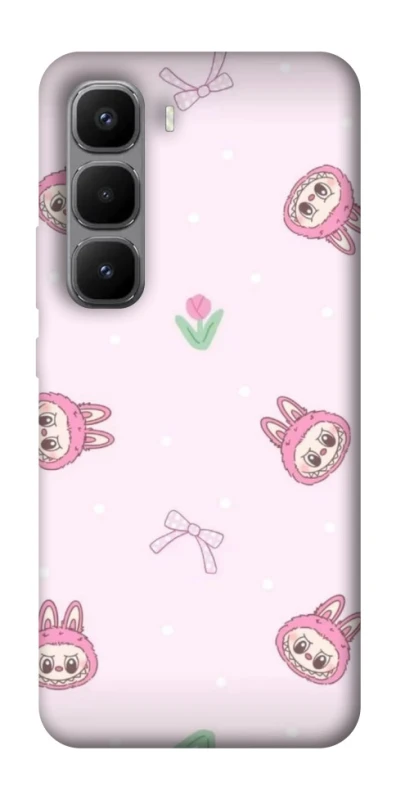 Чохол на Infinix Hot 60 Pro+ Labubu Flower фото 1 з 1