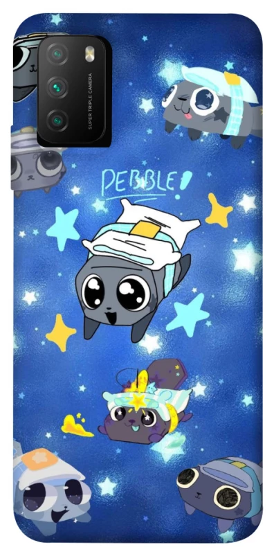 Чохол на Xiaomi Poco M3 Pebble kitten stars фото 1 з 1