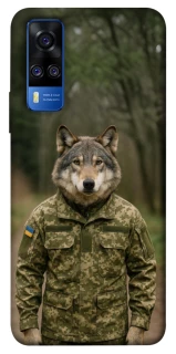 Чехол на Vivo Y51a Волк защитник фото 1 из 1