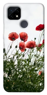 Чехол на Realme C21 Поле маков фото 1 из 1