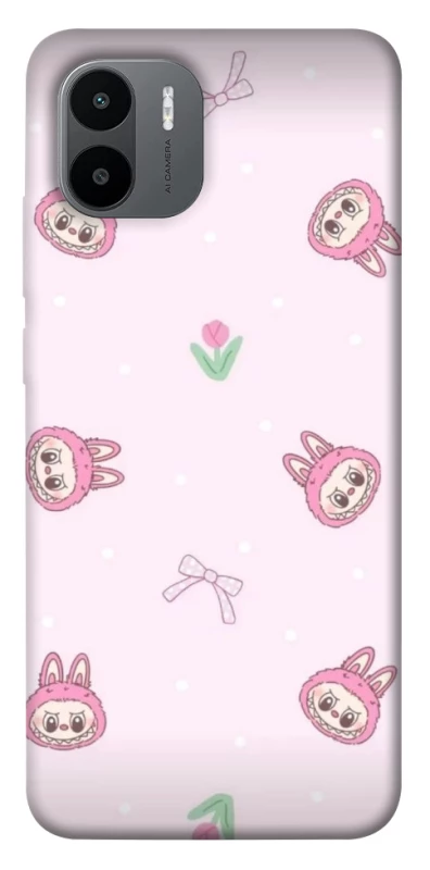 Чехол на Xiaomi Redmi A1+ / Poco C50 / A2+ Labubu Flower фото 1 из 1