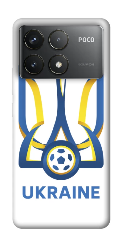 Чохол на Xiaomi Poco F6 Pro Футбольний Герб v2 фото 1 з 1