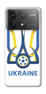 Чохол на Xiaomi Poco F6 Pro Футбольний Герб v2 фото 1 з 1