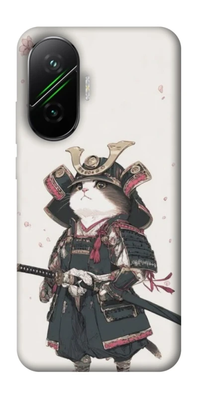 Чехол на Xiaomi Poco F7 Samurai Cat Warrior фото 1 из 1