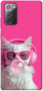 Чохол на Samsung Galaxy Note 20 Pink kitty фото 1 Чохол на Samsung Galaxy Note 20 Pink kitty фото 1 з 1