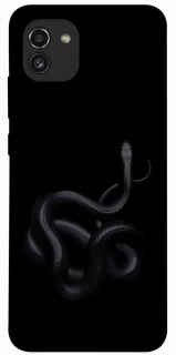 Чохол на Samsung Galaxy A03 Black snake фото 1 з 1