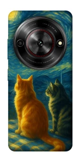 Чехол на ZTE Nubia Focus Cats under the stars фото 1 из 1