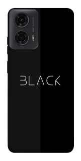 Чехол на Motorola Moto G24 Black фото 1 из 1