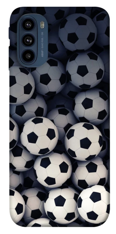 Чехол на Motorola Moto G41 Футбольные мячи фото 1 из 1