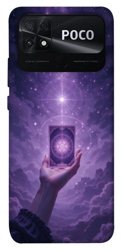 Чехол на Xiaomi Poco C40 Universe in tarot фото 1 из 1