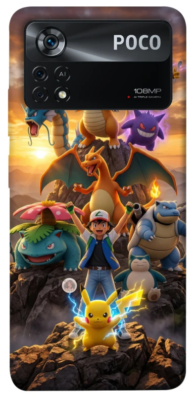 Чехол на Xiaomi Poco X4 Pro 5G Pokemon фото 1 из 1