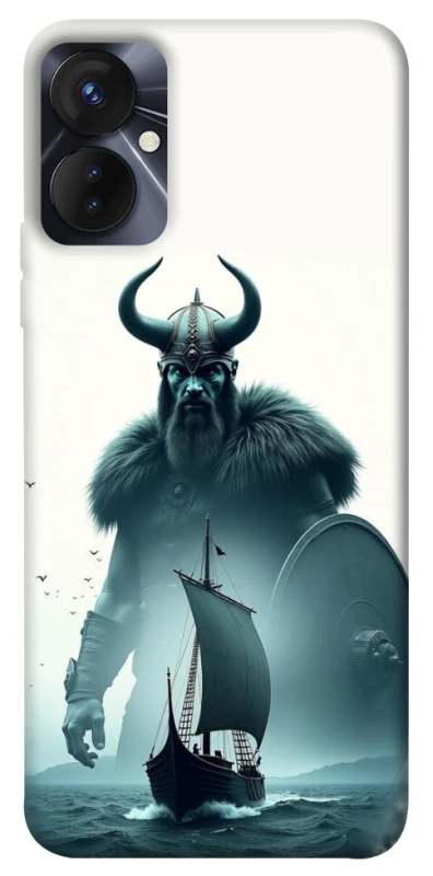 Чехол на TECNO Spark 9 Pro Nordic drakkar v2 фото 1 из 1