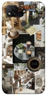 Чохол на Xiaomi Redmi 9C Coffee collage ver.4 фото 1 Чохол на Xiaomi Redmi 9C Coffee collage ver.4 фото 1 з 1