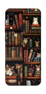 Чохол на ZTE Blade A7 (2020) Cats & Books фото 1 з 1