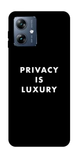 Чохол на Motorola Moto G54 Power Privacy is luxury фото 1 з 1