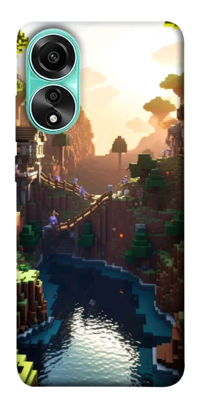 Чохол на Oppo A78 4G Minecraft sunset фото 1 з 1