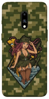 Чохол на OnePlus 7 Military Waifu фото 1 з 1