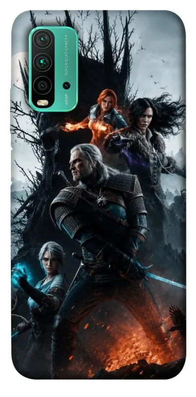 Чехол на Xiaomi Redmi Note 9 4G / Redmi 9 Power Witcher v2 фото 1 из 1