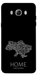 Чехол на Samsung J510F Galaxy J5 (2016) Ukraine black map фото 1 из 1