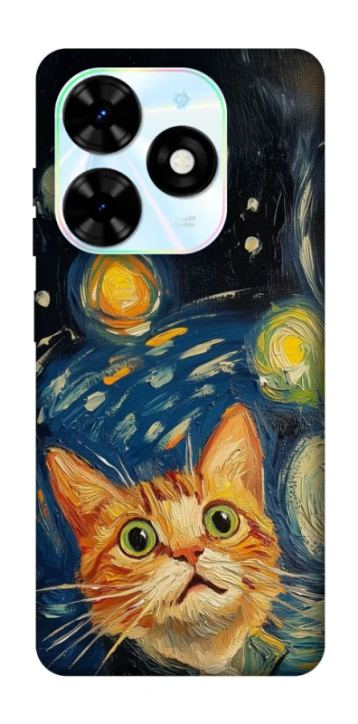 Чохол на TECNO Spark Go 2024 paint cat фото 1 з 1