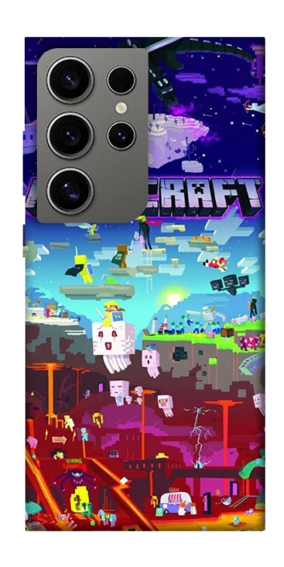 Чохол на Samsung Galaxy S24 Ultra Minecraft world фото 1 з 1