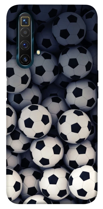 Чохол на Realme X3 SuperZoom Футбольні м'ячи фото 1 з 1
